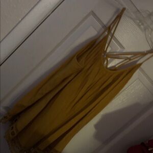 Lane Bryant Mustard Golden Strappy Camisole